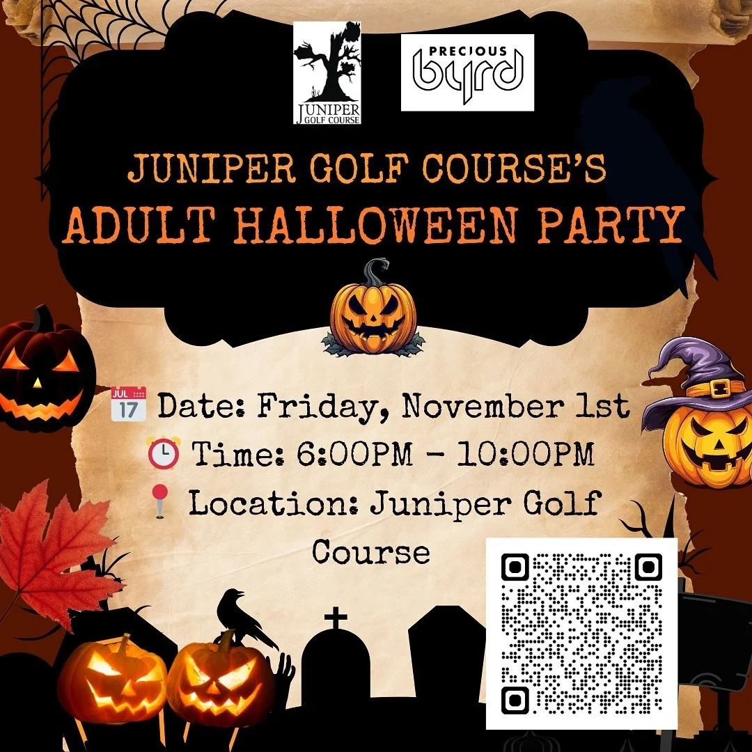 @playjunipergc Halloween Bash this Friday 11/1 who&rsquo;s coming? We can&rsquo;t wait to see you all dressed up!